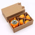 Herbal Orange Teapot Set - Pot with Four Cups