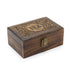 Mango Wood Carved Tea Box - 6 Compartments