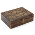Mango Wood Carved Tea Box - 12 Compartments