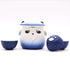 Panda Teapot Set with Three Cups - Sky Blue