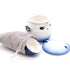 Panda Teapot Set with Three Cups - Sky Blue