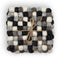 Felt Ball Square Coasters - Multi-Grey - Set of 4