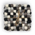 Felt Ball Square Coasters - Multi-Grey - Set of 4