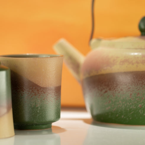 Japanese Kyusu Style Tea Set - 4 Cups