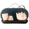 Travel Teapot Set with Four Cups - Pink Vintage Pumpkin Style