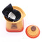 Temple Teapot Set with Three Cups - Orange Earth