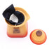 Temple Teapot Set with Three Cups - Orange Earth