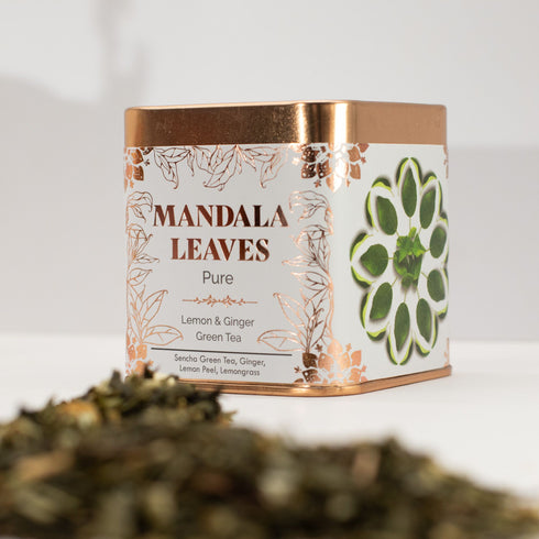 50g Classic Green Tea with Lemon and Ginger - Tin