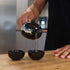 Herbal Black Glaze Teapot Set - Pot with Two Cups