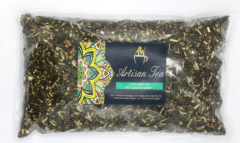 Eco Classic Green Tea with Lemon and Ginger 1kg