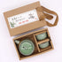 Herbal Jade Teapot Set - Pot with Two Cups
