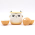 Panda Teapot Set with Three Cups - Orange