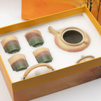 Japanese Kyusu Style Tea Set - For Green Tea - Four Cups